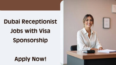 Dubai Receptionist Jobs with Visa Sponsorship