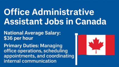 Office Administrative Assistant Jobs in Canada