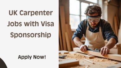 UK Carpenter Jobs with Visa Sponsorship