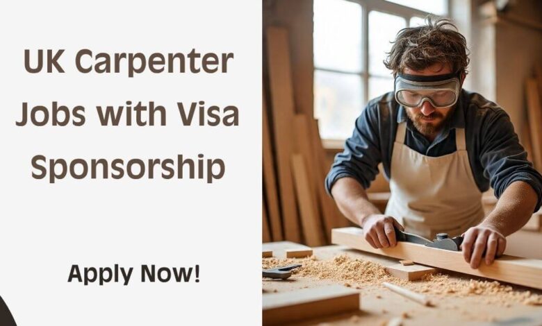 UK Carpenter Jobs with Visa Sponsorship