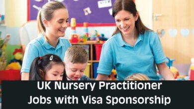 UK Nursery Practitioner Jobs with Visa Sponsorship