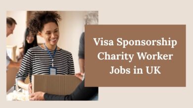 Visa Sponsorship Charity Worker Jobs in UK