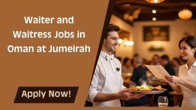 Waiter and Waitress Jobs in Oman at Jumeirah