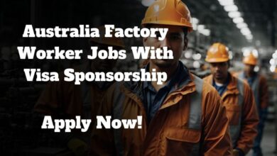Australia Factory Worker Jobs With Visa Sponsorship