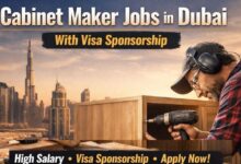 Cabinet Maker Jobs in Dubai With Visa Sponsorship