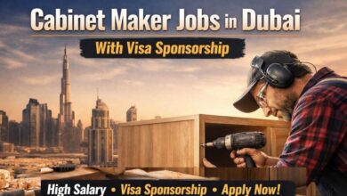 Cabinet Maker Jobs in Dubai With Visa Sponsorship