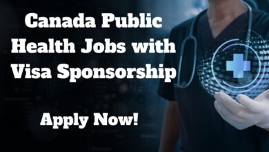 Canada Public Health Jobs with Visa Sponsorship
