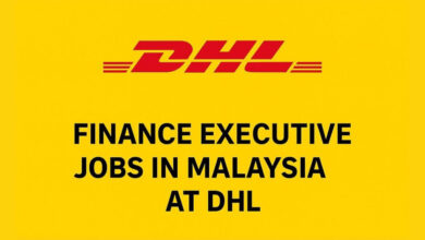 Finance Executive Jobs in Malaysia at DHL
