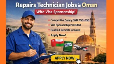 Repairs Technician Jobs in Oman With Visa Sponsorship