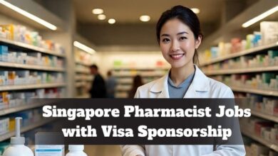 Singapore Pharmacist Jobs with Visa Sponsorship