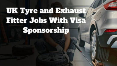 UK Tyre and Exhaust Fitter Jobs With Visa Sponsorship