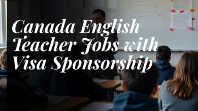 Canada English Teacher Jobs with Visa Sponsorship