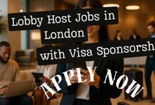 Lobby Host Jobs in London with Visa Sponsorship