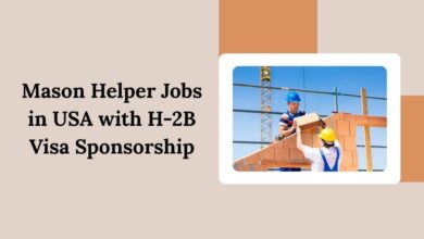 Mason Helper Jobs in USA with H-2B Visa Sponsorship