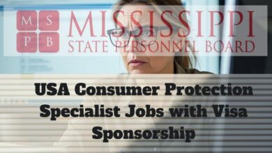 USA Consumer Protection Specialist Jobs with Visa Sponsorship
