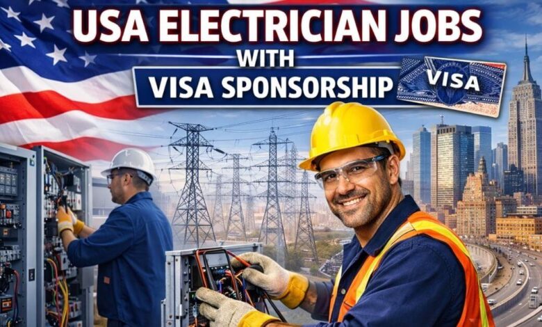 USA Electrician Jobs With Visa Sponsorship
