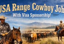 USA Range Cowboy Jobs With Visa Sponsorship