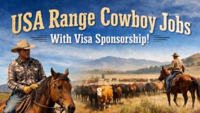 USA Range Cowboy Jobs With Visa Sponsorship