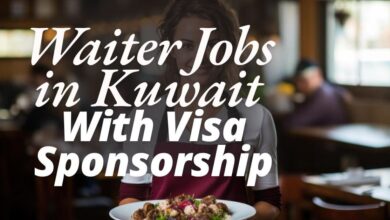 Waiter Jobs in Kuwait With Visa Sponsorship