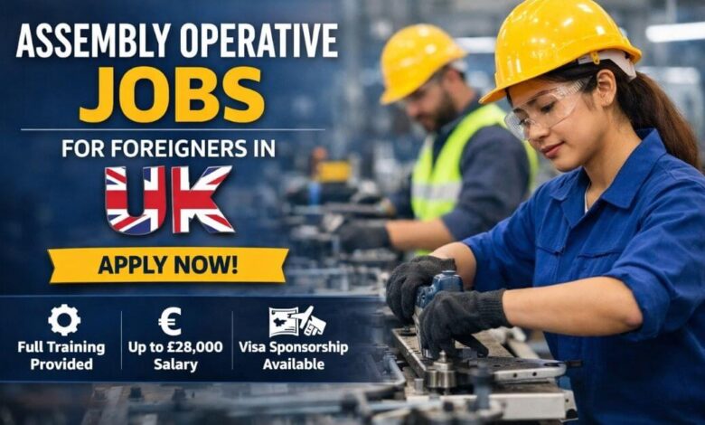 Assembly Operative Jobs For Foreigners in UK
