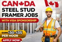 Canada Steel Stud Framer Jobs with Visa Sponsorship