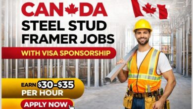 Canada Steel Stud Framer Jobs with Visa Sponsorship