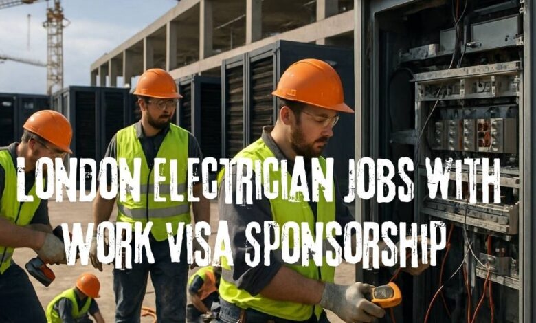 London Electrician Jobs with Work Visa Sponsorship