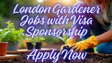 London Gardener Jobs with Visa Sponsorship