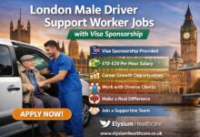 London Male Driver Support Worker Jobs with Visa Sponsorship