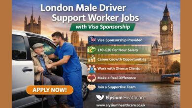 London Male Driver Support Worker Jobs with Visa Sponsorship
