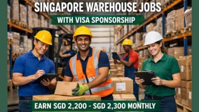 Singapore Warehouse Jobs with Visa Sponsorship