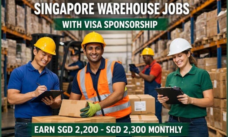 Singapore Warehouse Jobs with Visa Sponsorship