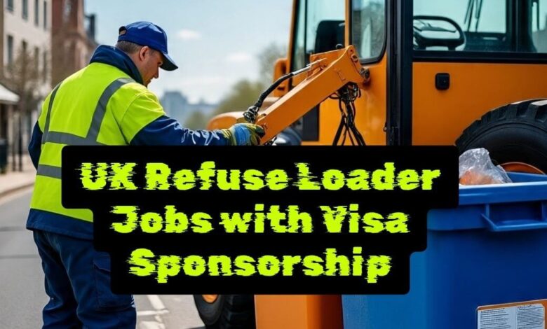 UK Refuse Loader Jobs with Visa Sponsorship