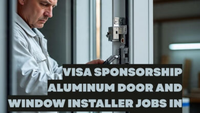 Visa Sponsorship Aluminum Door and Window Installer Jobs in Canada