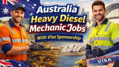 Skilled Heavy Diesel Mechanics wanted in Australia with visa sponsorship and competitive salary of AUD 80,000–95,000.