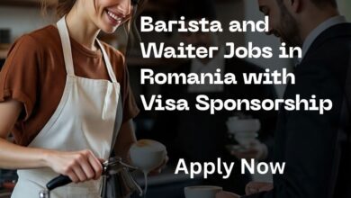Barista and Waiter Jobs in Romania with Visa Sponsorship
