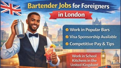 Bartender Jobs For Foreigners in London