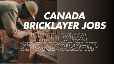 Canada Bricklayer Jobs with Visa Sponsorship
