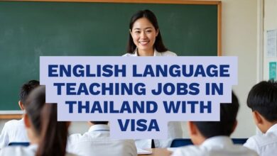 English Language Teaching Jobs in Thailand with Visa