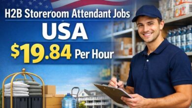 H2B Storeroom Attendant Jobs USA $19.84 Per Hour