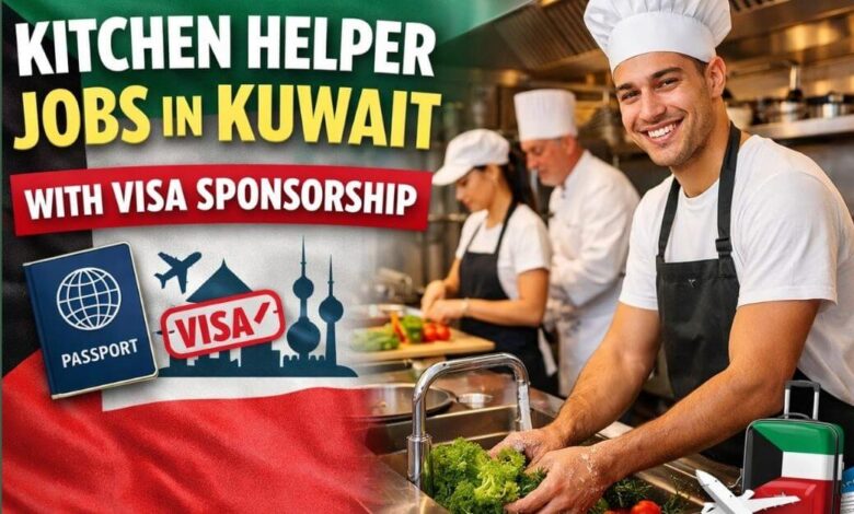 Kitchen Helper Jobs in Kuwait with Visa Sponsorship