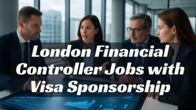 London Financial Controller Jobs with Visa Sponsorship