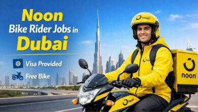 Noon Bike Rider Jobs in Dubai with Visa And Free Bike