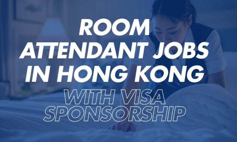 Room Attendant Jobs in Hong Kong with Visa Sponsorship