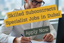 Skilled Subcontracts Specialist Jobs in Dubai