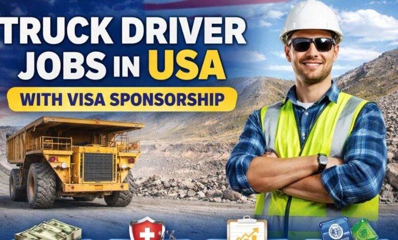 Truck Driver Jobs in USA with Visa Sponsorship
