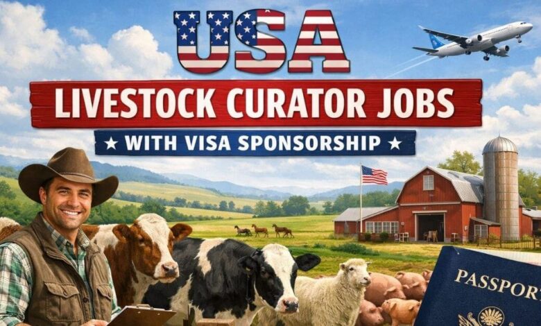 USA Livestock Curator Jobs with Visa Sponsorship