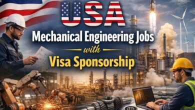 USA Mechanical Engineering Jobs with Visa Sponsorship