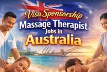 Visa Sponsorship Massage Therapist Jobs in Australia