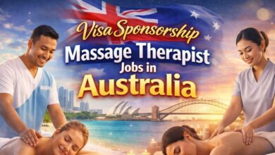 Visa Sponsorship Massage Therapist Jobs in Australia